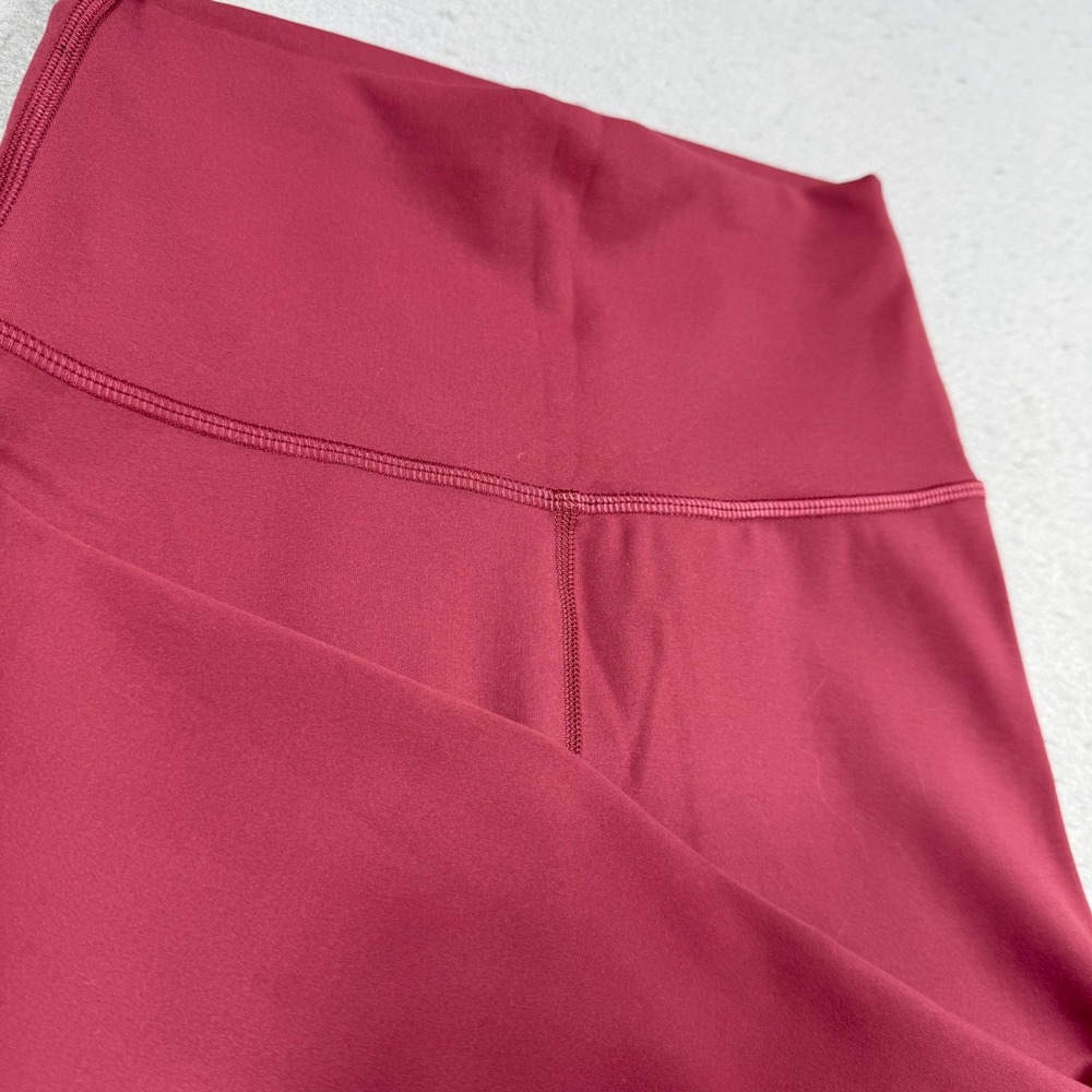 Lululemon High Rise Leggings Burgundy Red Yoga Pants Womens Size‎ 2